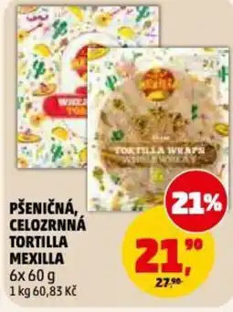 Penny Market Pšeničná, celozrnná tortilla mexilla nabídka