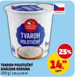 Penny Market Tvaroh polotučný karlova koruna nabídka