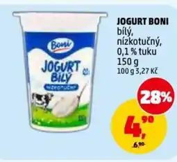 Penny Market Jogurt boni bílý, nízkotučný, 0,1% tuku nabídka