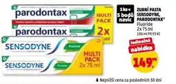 Penny Market Zubní pasta sensodyne parodontax Fluoride nabídka