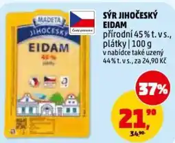 Penny Market Sýr jihočeský eidam nabídka