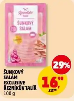 Penny Market Šunkový salám exclusive řezníkův talíř nabídka