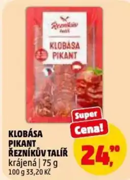 Penny Market Klobása pikant řezníkův talíř krájená nabídka