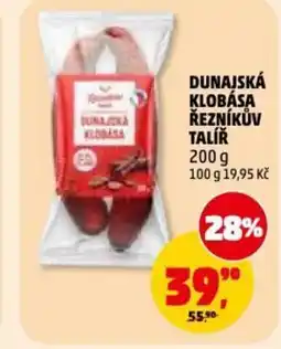 Penny Market Dunajská klobása řezníkův talíř nabídka