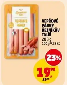Penny Market Vepřové párky řezníkův talíř nabídka
