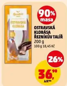 Penny Market Ostravská klobása řezníkův talíř nabídka