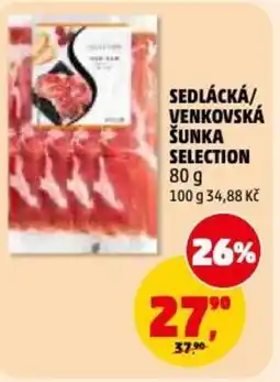 Penny Market Sedlácká/ venkovská šunka selection nabídka