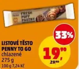 Penny Market Listové těsto penny to go chlazené nabídka
