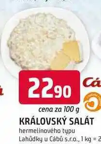 Trefa KRÁLOVSKÝ SALÁT nabídka