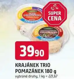 Trefa KRAJÁNEK TRIO POMAZÁNEK nabídka