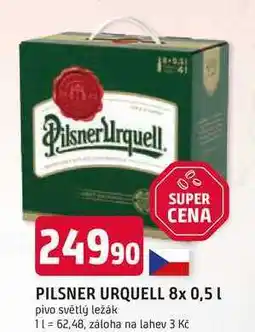 Trefa Pilsner Urquell Pivo ležák světlý nabídka