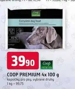 Trefa COOP PREMIUM 4x 100 g kapsičky pro psy nabídka