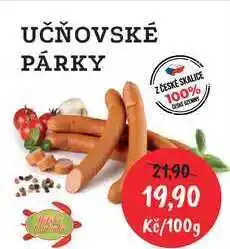 RABBIT řeznictví UČŇOVSKÉ PÁRKY nabídka