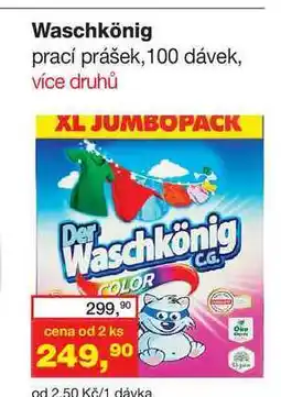 Ráj drogerie Waschkönig 100 dávek nabídka