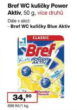 Ráj drogerie Bref WC kuličky Power aktiv nabídka