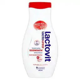 Ráj drogerie Lactovit Lactourea10 Tělové mléko regenerační 400ml nabídka