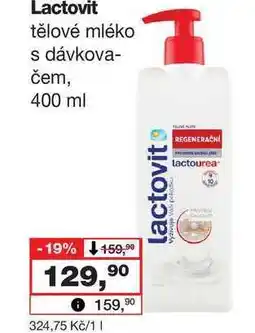Barvy a laky drogerie Lactovit tělové mléko s dávkovačem nabídka