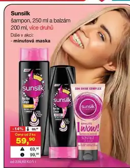 Barvy a laky drogerie Sunsilk šampon, 250 m nabídka