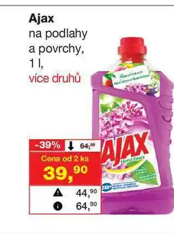 Barvy a laky drogerie Ajax na podlahy a povrchy nabídka