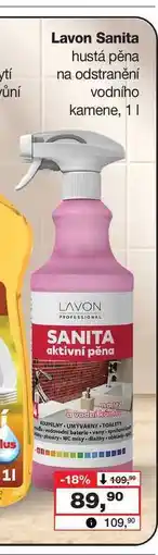Barvy a laky drogerie Lavon Sanita hustá pěna na odstranění vodního kamene nabídka