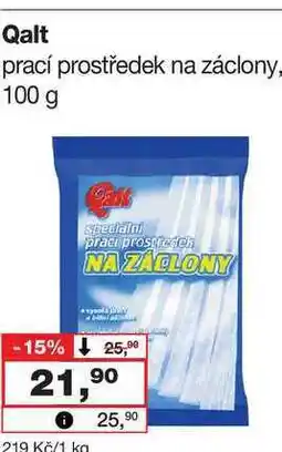 Barvy a laky drogerie Qalt prací prostředek na záclony nabídka