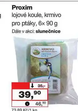 Barvy a laky drogerie Proxim g lojové koule, krmivo pro ptáky nabídka