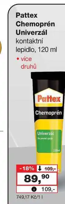 Pattex Chemoprén Univerzál kontaktní lepidlo