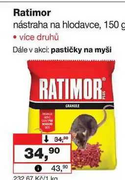Barvy a laky drogerie Ratimor nástraha na hlodavce nabídka