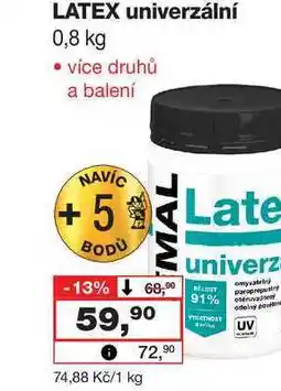 Barvy a laky drogerie LATEX univerzální nabídka