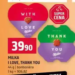 Terno MILKA I LOVE, THANK YOU 44 g bonboniéra nabídka