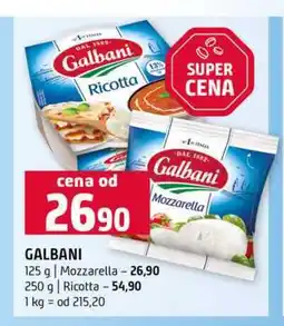 Terno Galbani Mozzarella 125 g Mozzarella 250 g Ricotta nabídka