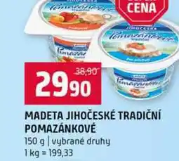 Terno MADETA JIHOČESKÉ TRADIČNÍ POMAZÁNKOVÉ 150 g vybrané druhy nabídka