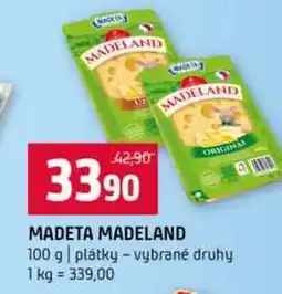 Terno MADETA MADELAND ORIGINAL 100 g plátky vybrané druhy nabídka
