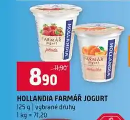 Terno HOLLANDIA FARMÁŘ JOGURT 125 g vybrané druhy nabídka