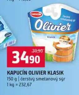 Terno KAPUCÍN OLIVIER KLASIK 150 g čerstvý smetanový sýr nabídka