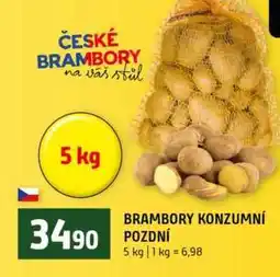 Terno BRAMBORY KONZUMNÍ POZDNÍ nabídka