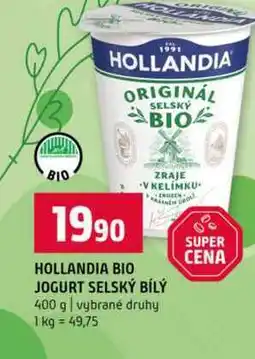 Terno HOLLANDIA BIO 400 g vybrané druhy nabídka
