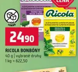 Terno RICOLA BONBONY 40 g vybrané druhy nabídka