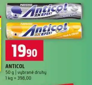 Terno ANTICOL 50 g vybrané druhy nabídka