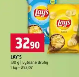 Terno LAY'S 130 g vybrané druhy nabídka