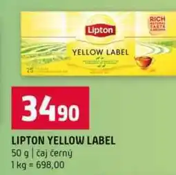 Terno LIPTON YELLOW LABEL 50 g čaj černý nabídka
