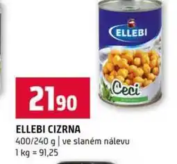 Terno ELLEBI CIZRNA 400/240 g ve slaném nálevu nabídka