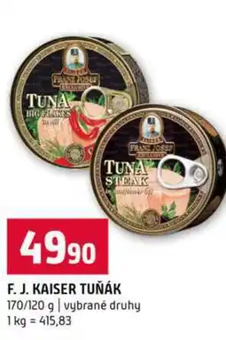 Terno F. J. KAISER TUŇÁK 170/120 g vybrané druhy nabídka