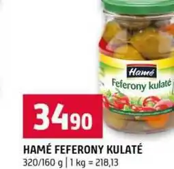 Terno HAMÉ FEFERONY KULATÉ 320/160 g nabídka