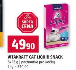 Terno VITAKRAFT CAT LIQUID SNACK 6x 15 g pochoutka pro kočky nabídka
