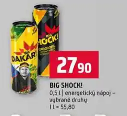 Terno BIG SHOCK! 0,5l energetický nápoj vybrané druhy nabídka