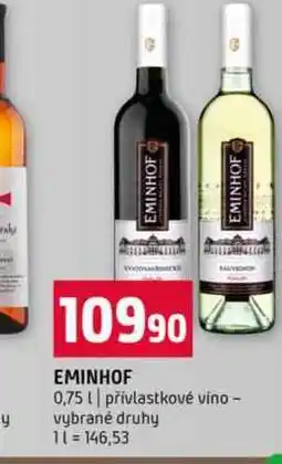 Terno EMINHOF 0,75l přívlastkové vino vybrané druhy nabídka