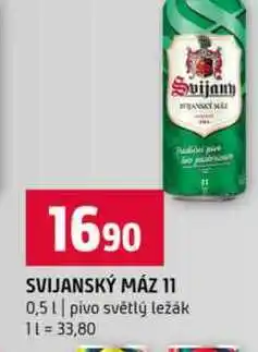 Terno SVIJANSKÝ MÁZ 11 0,5l pivo světlý ležák nabídka