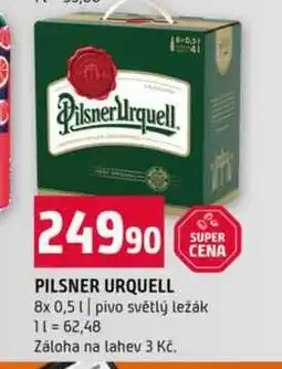 Terno PILSNER URQUELL 8x 0,5l pivo světlý ležák nabídka