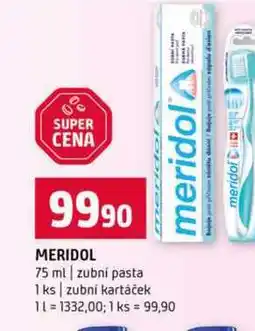 Terno MERIDOL 75 ml zubní pasta eridola meridol meridol 1 ks nabídka